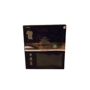 NIB Men's Small Alfatech Black V-Neck T-Shirts Pkg of 5          B1B     5/7/24